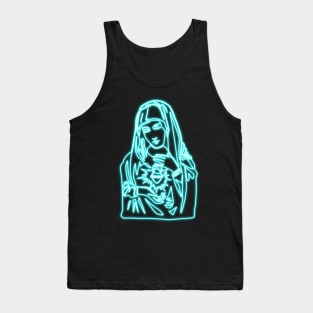 Blue Neon - Immaculate Heart of Mary Tank Top